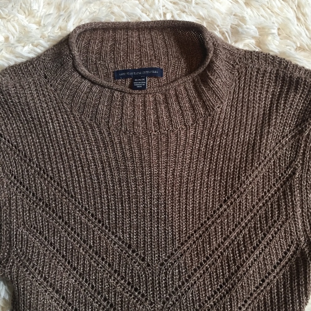 American Eagle Knee Length Sweater Dress